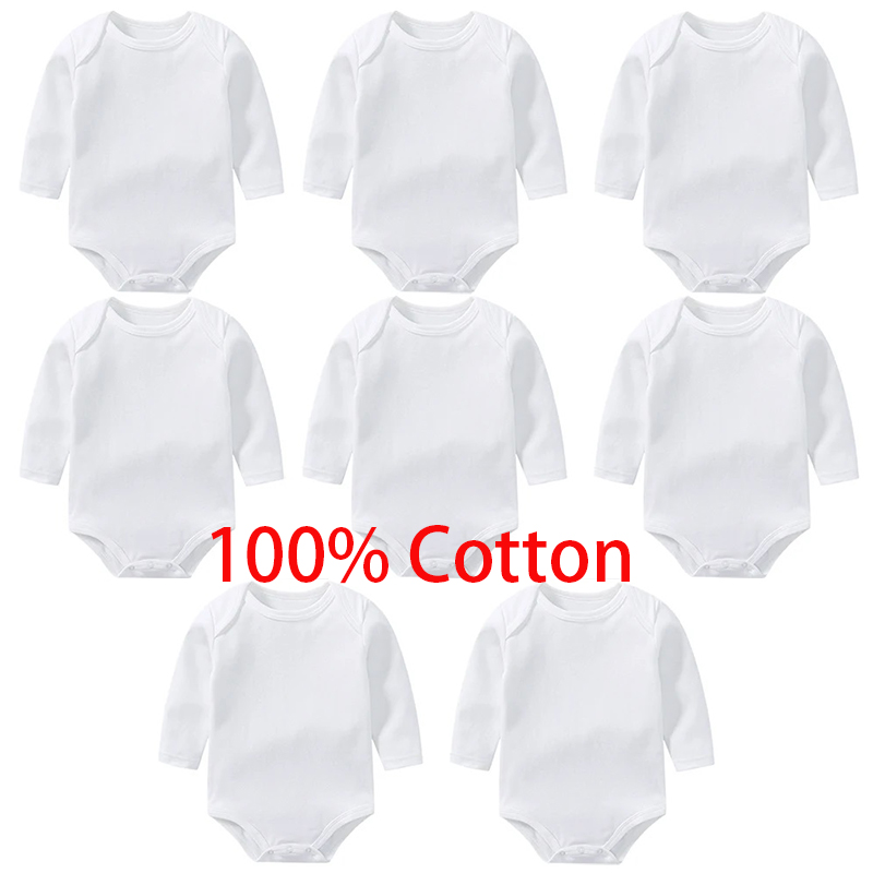Baby Clothing Brand - 3/8 STKS/PARTIJ Lange Mouwen Baby Body