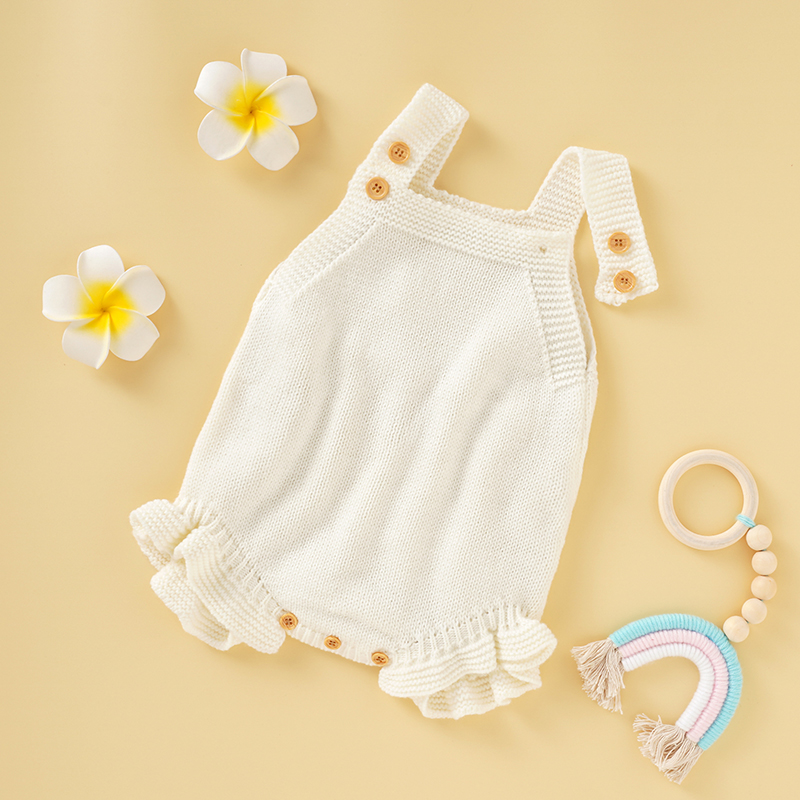 Baby Clothing Brand - Baby bodysuit gebreide baby meisje jumpsuit