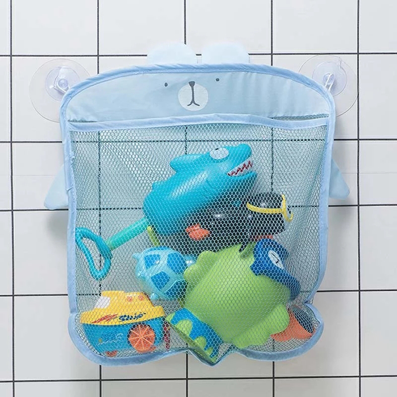 Baby Clothing Types - Kids Cartoon haai Mesh Opbergtas Badkamer