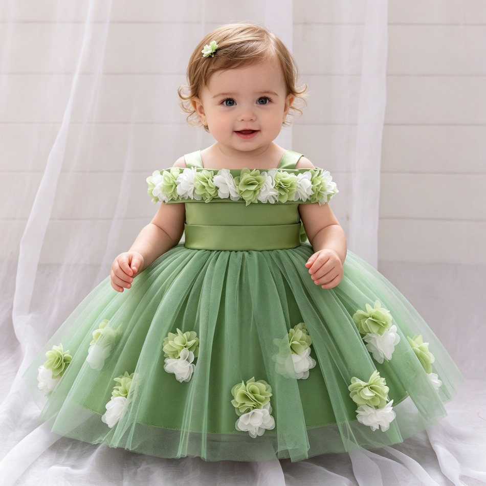 Baby Z Clothing - Nieuwe Baby Meisjes 1e Prinsessenjurk Baby