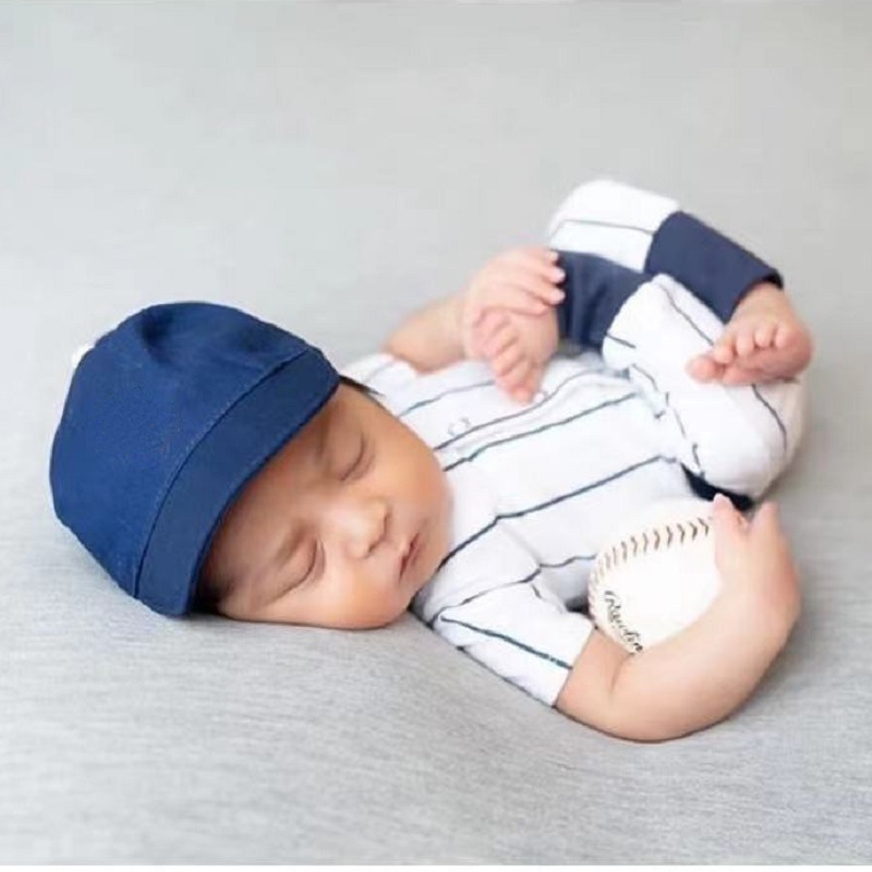 Baby Clothing Kit - Pasgeboren Fotografie Rekwisieten Baby Outfits Jumpsuit