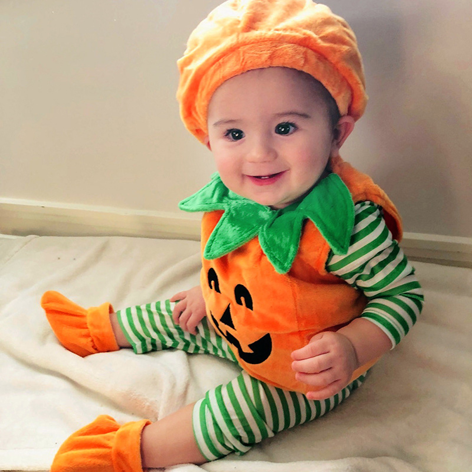 Baby Clothing Kit - Halloween Pompoen Kostuum Kinderen Hoed Cosplay