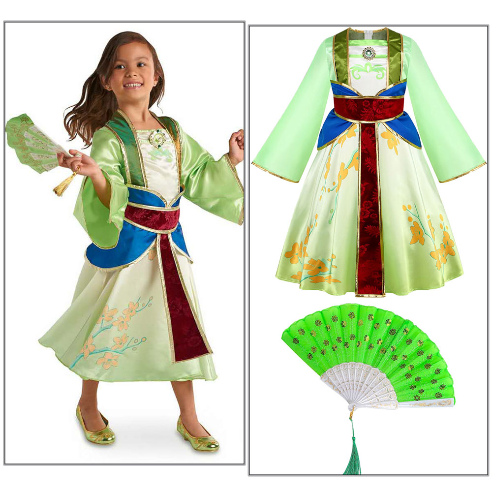 Baby Z Clothing - Carnaval Cosplay Halloween Baby Meisjes Mulan