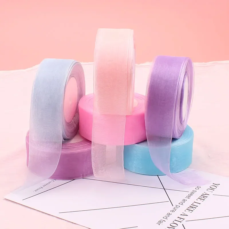 Baby Xmas Clothing - 4 cm Chiffon Organza Lint Groothandel