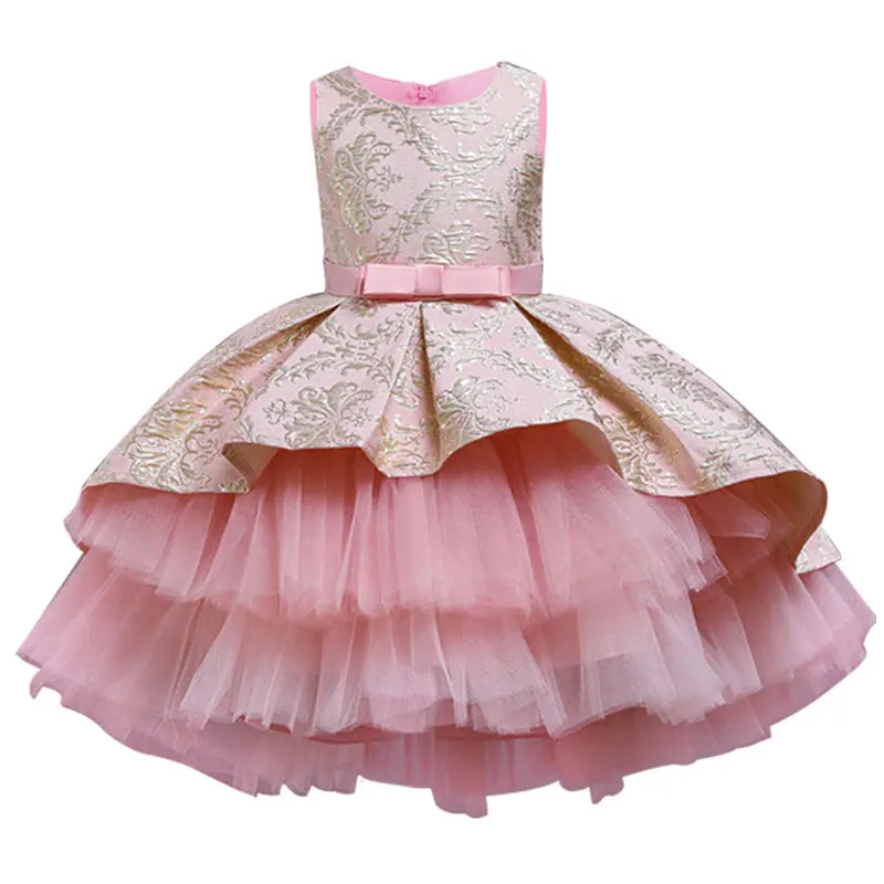 Baby Clothing Layers - Gelaagde vintage borduurwerk prinsessenjurk voor babymeisjes