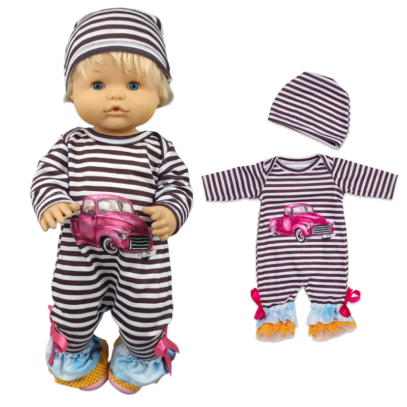Baby Xmas Clothing - voor 40 cm Nenuco Babypop Jurk