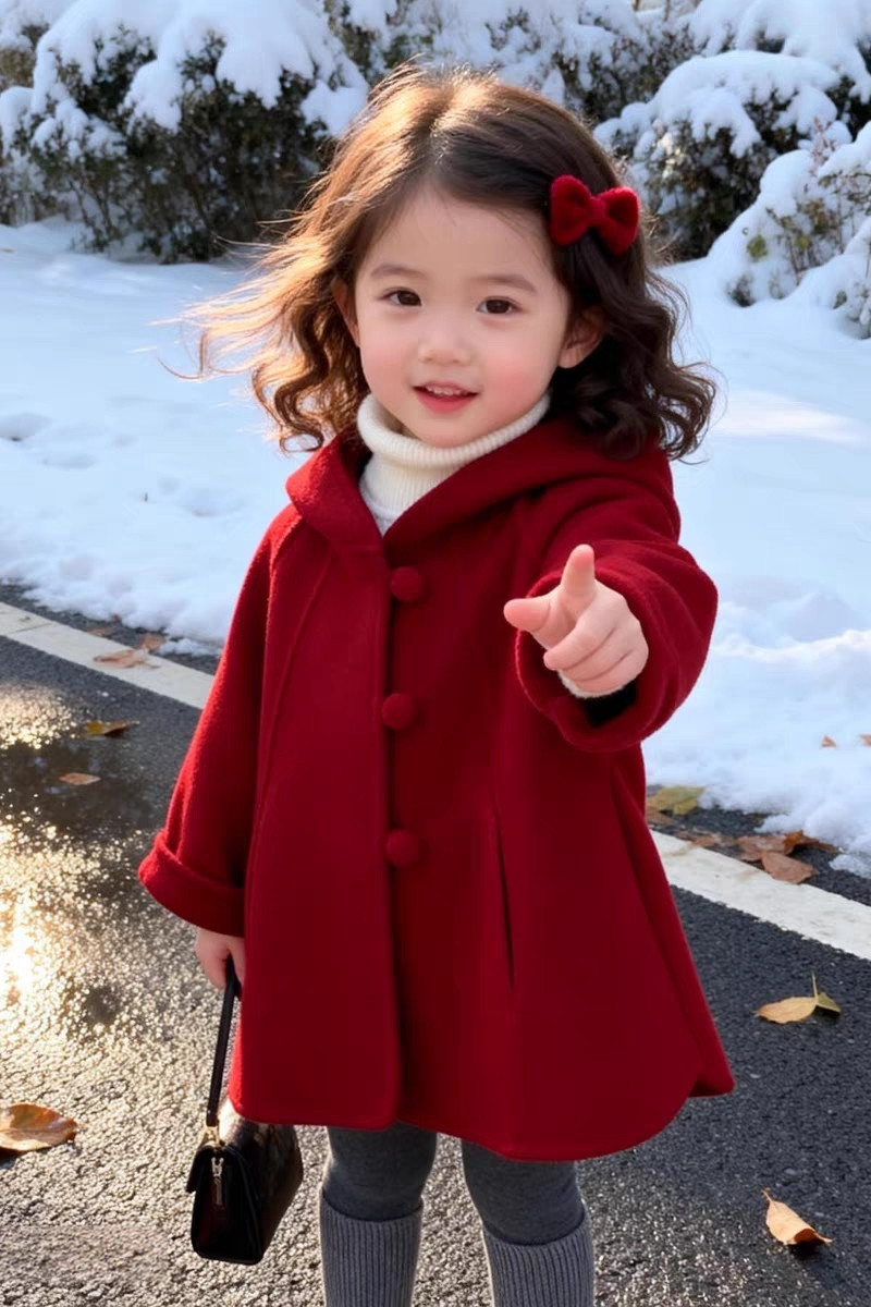 Meisjes wollen jas herfst wint - Baby Clothing Winter recensie en prijs