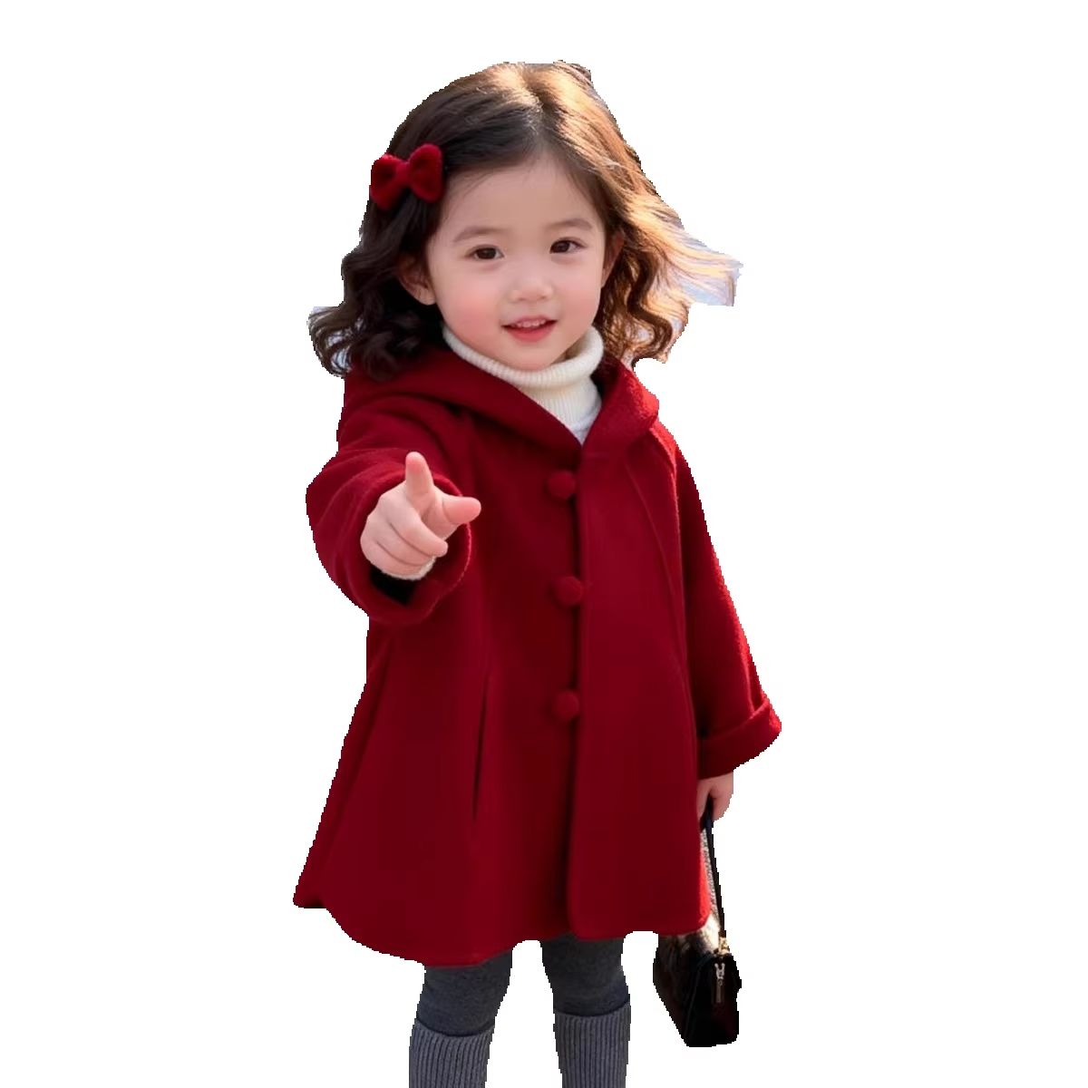 Meisjes wollen jas herfst wint - Baby Clothing Winter recensie en prijs