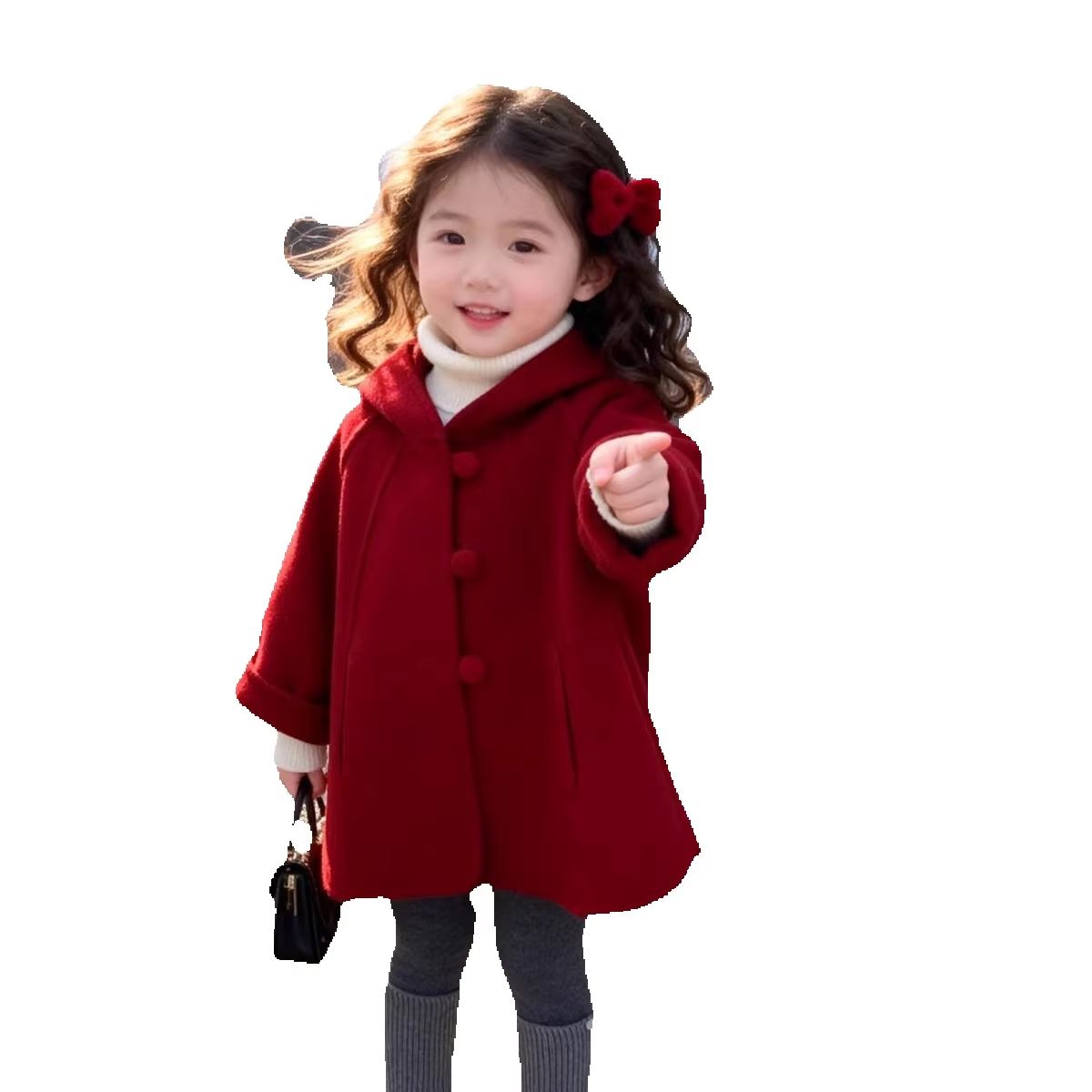 Meisjes wollen jas herfst wint - Baby Clothing Winter recensie en prijs