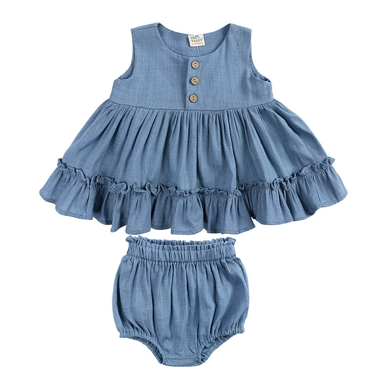 Katoen Linnen Baby Meisjes Kle - Baby Clothing Layers recensie en prijs