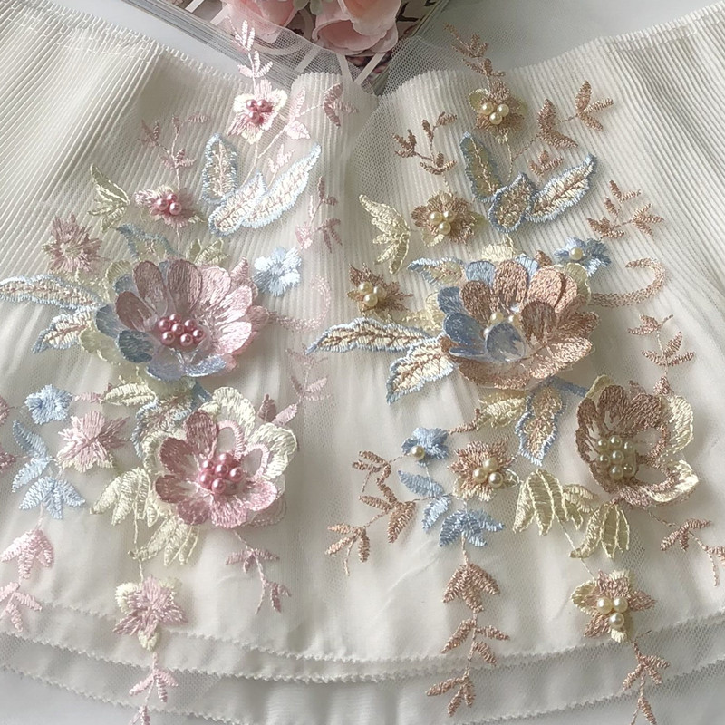 1 Stuks Kant Patch Mesh Netto  - Baby Clothing Embroidery recensie en prijs