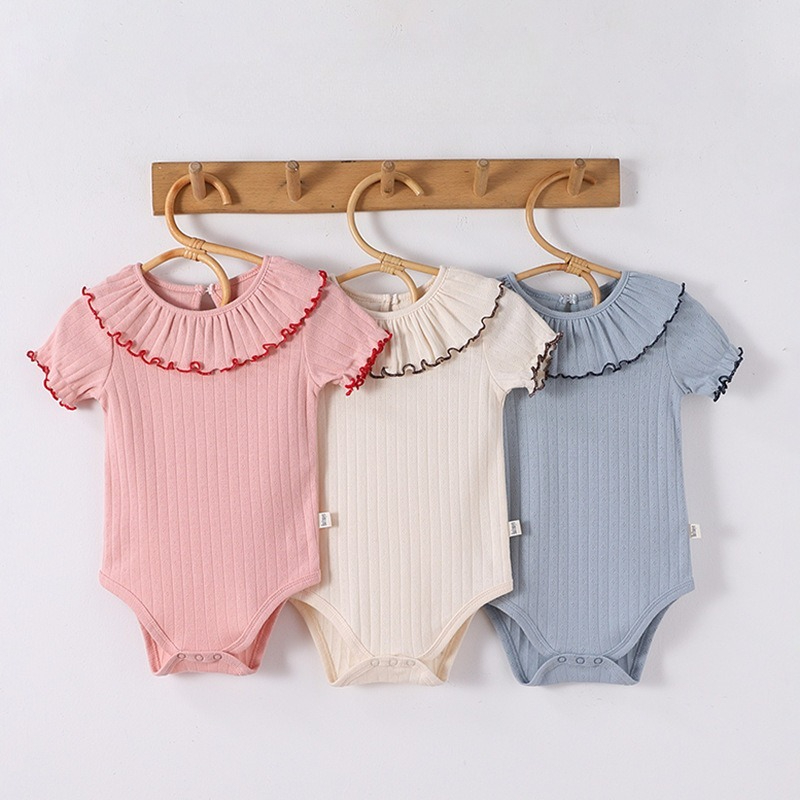 Zomerse driehoekige bodysuit v - Baby Clothing Layers recensie en prijs