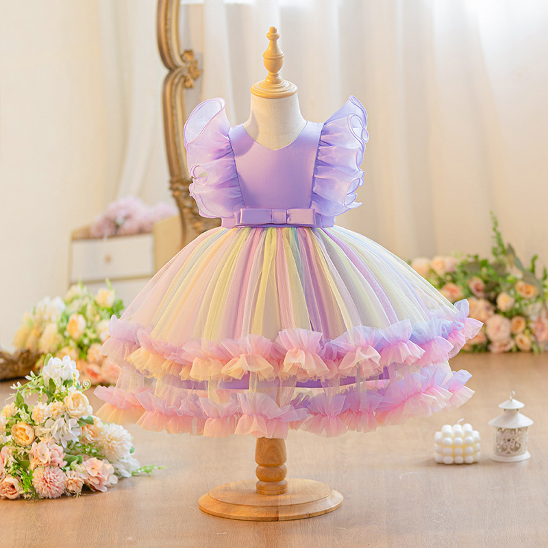 Baby Nieuwe Mesh Prinses Jurk  - Baby Xmas Clothing recensie en prijs