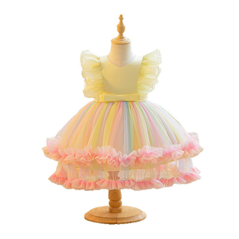Baby Nieuwe Mesh Prinses Jurk  - Baby Xmas Clothing recensie en prijs