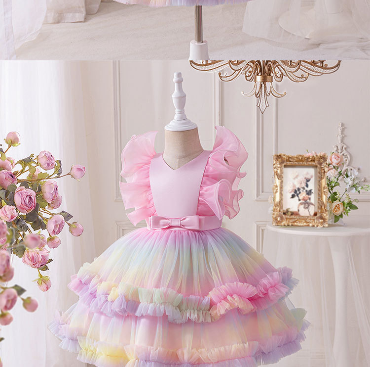 Baby Nieuwe Mesh Prinses Jurk  - Baby Xmas Clothing recensie en prijs