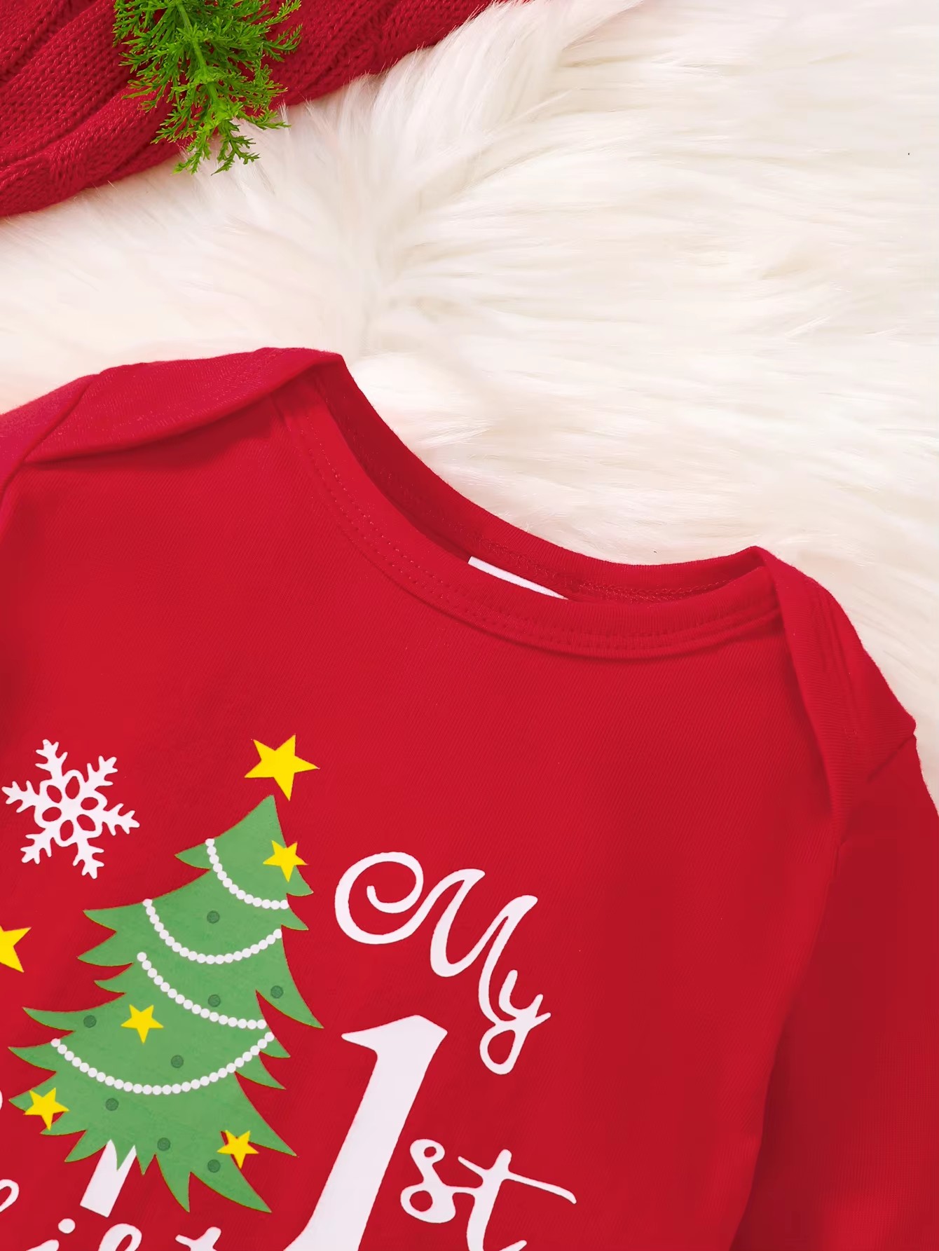 Baby Jongen De Eerste Kerstout - Baby Xmas Clothing recensie en prijs