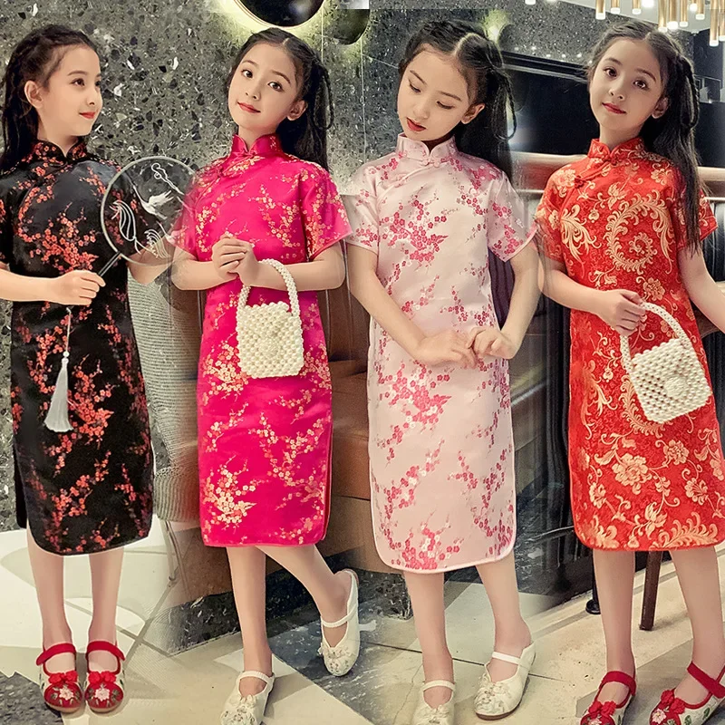 Zomer Kinderen Cheongsam Kids  - Baby Clothing For Summer recensie en prijs
