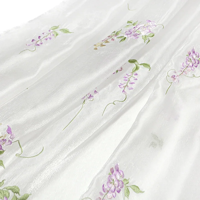Blauweregen borduurstof DIY Ha - Baby Clothing Embroidery recensie en prijs